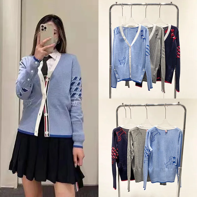 Cárdigan abierto de punto V-Ne para mujer, versión de lana fina de gama alta, ropa interior larga, longitud Regular, mezcla de lana, Faion de primavera