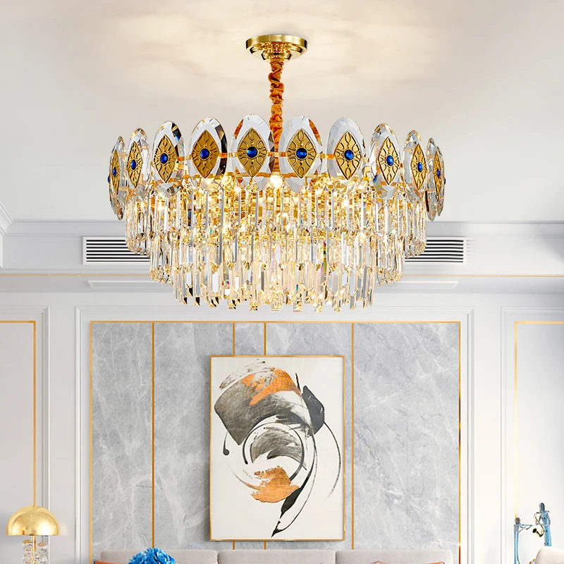 

Modern And Minimalist Room Dining Room Pendant Lamp Luxurious Hotel'S Unique Sapphire Banquet Hall Pendant Lamp