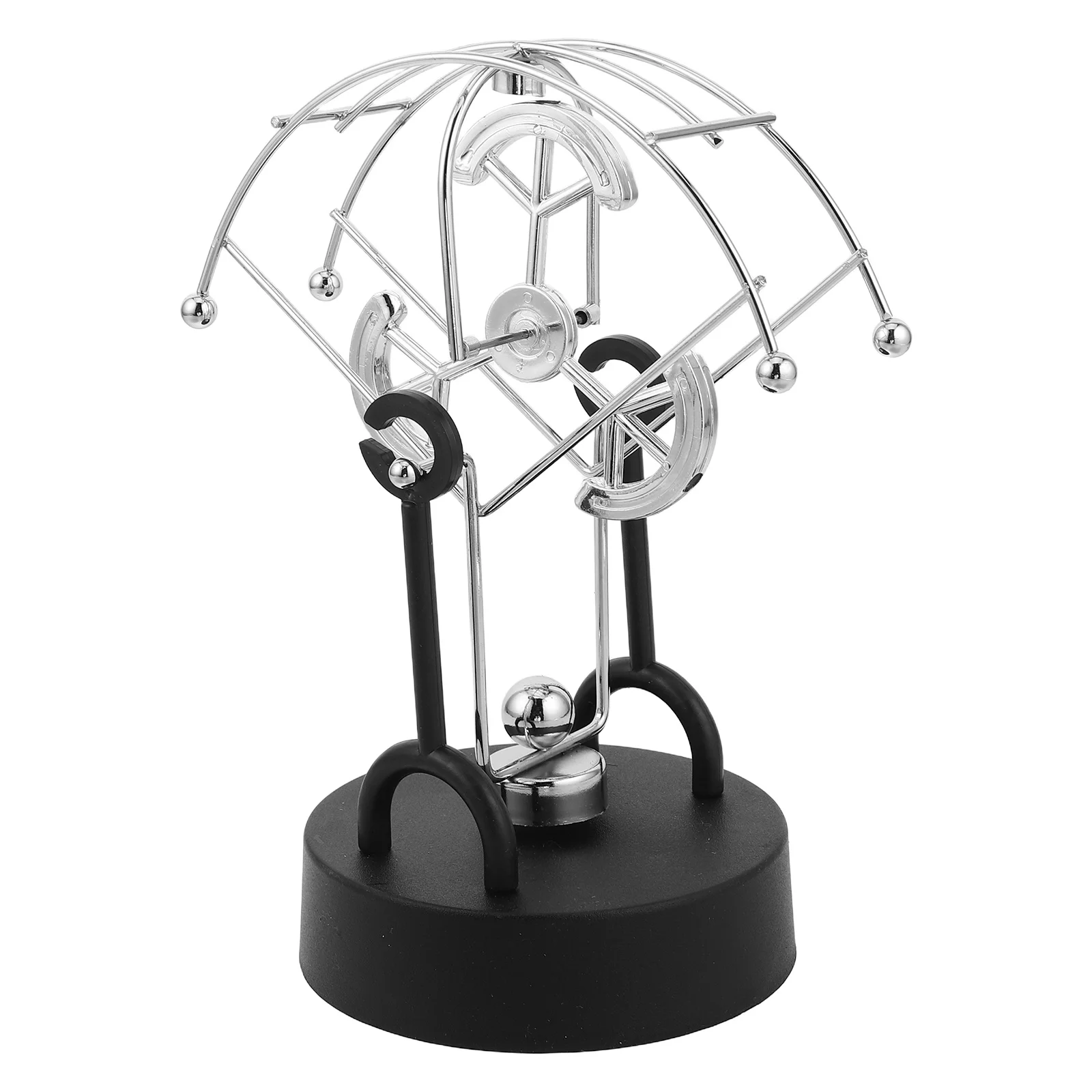 

Balancing Gyro Metal Desktop Perpetual Motion Machine For Office Desk Decor Physics Adults Science Ornament