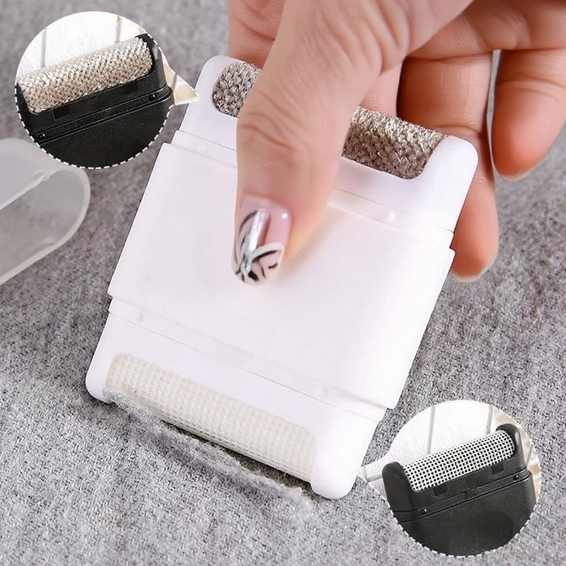 1pc Manual Mini Lint Remover Portable Hair Ball Trimmer Sweater Pilling Cleaner Fabric Shaver for Clothes Laundry Cleaning