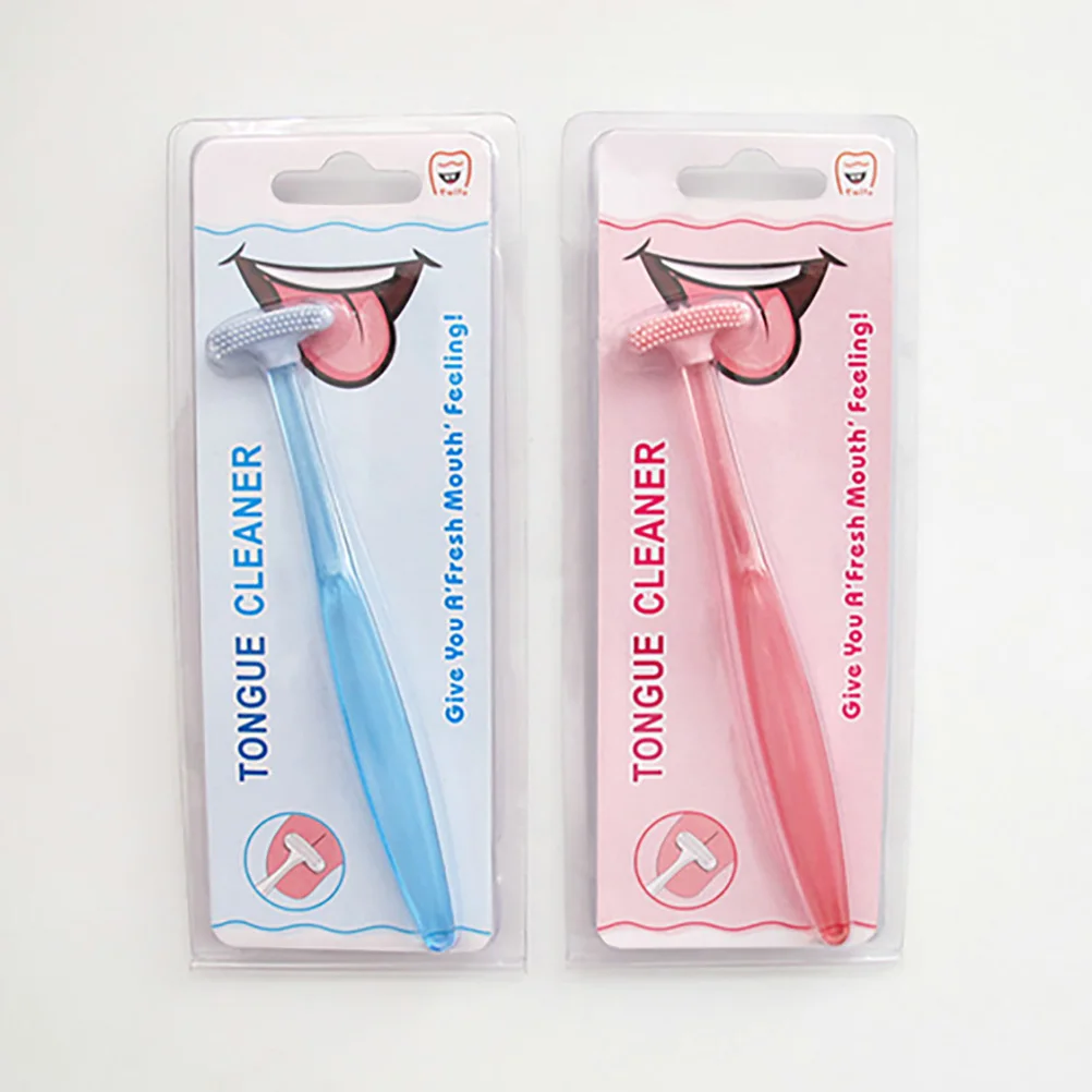 3Pcs Tongue Scraper Tongue Cleaner Effective Oral Care Tool Remove Residue Fresh Breath Lightweight Easy Clean