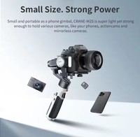 ZHIYUN Crane M2S M2 S Cameras Gimbal 3-Axis Mirrorless Handheld Stabilizer  Action Compact Camera Smartphones