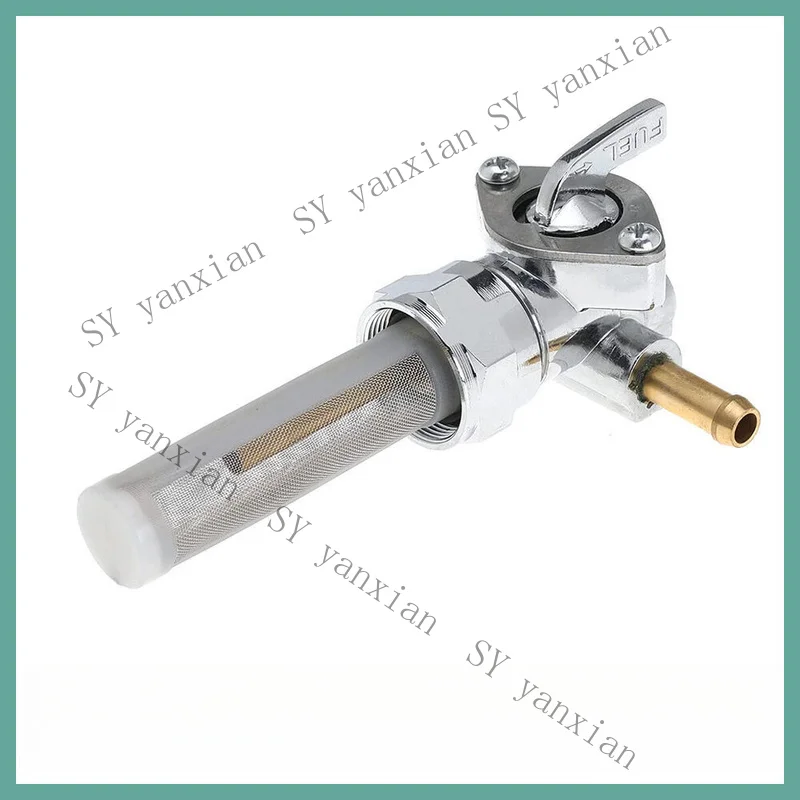 SY+ Left Fuel Petcock Valve Straight Outlet 62163-75 For Harley Davidson 62167-81