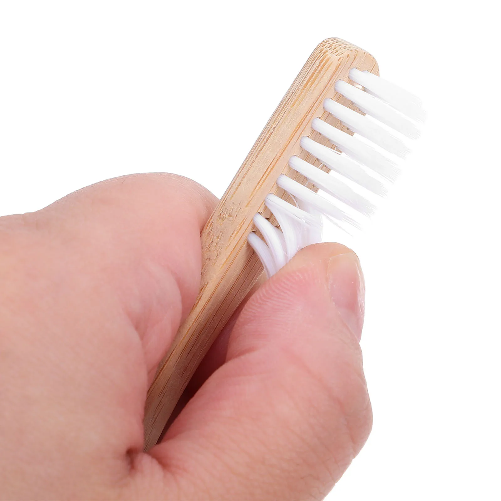 12 قطعة فرشاة أسنان مصنوعة من خشب الخيزران شعيرات ناعمة للبالغين مقبض التنظيف العميق اللثة اللطيفة المحمولة السفر فرشاة الأسنان فندق المنزل