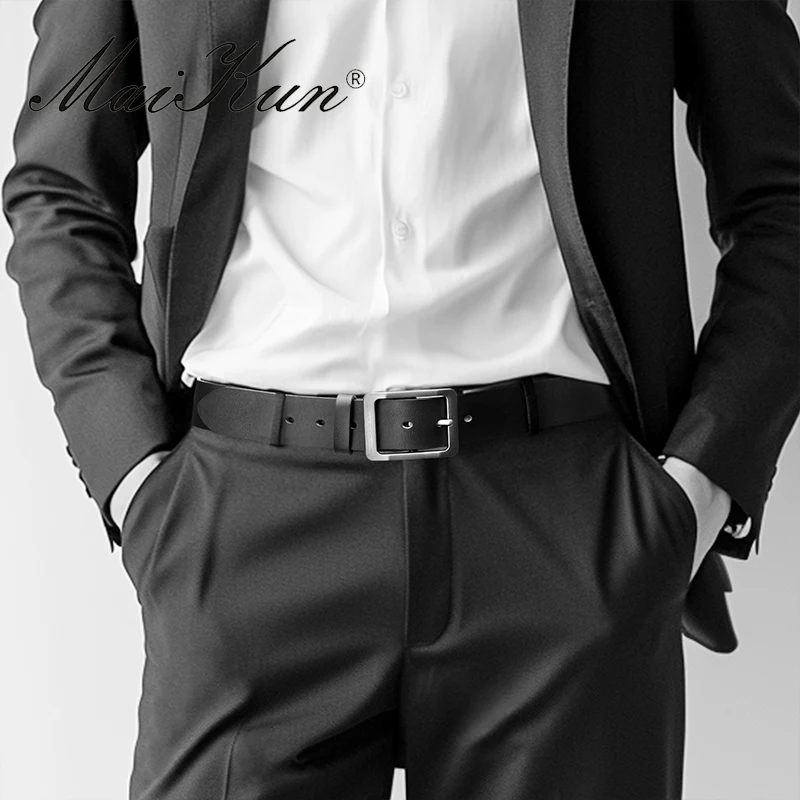Maikun Belt Men's Vintage Pin Buckle Belt Business Casual tide new men's Versatile Outdoor Stylish Belt - Image 5