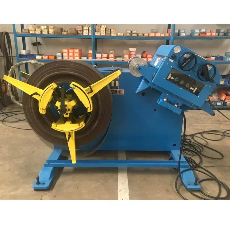 Decoiling and straightening machine uncoiler straightener 2 in 1 Sheet Metal Decoiler Straightener Machine Uncoiler Machine