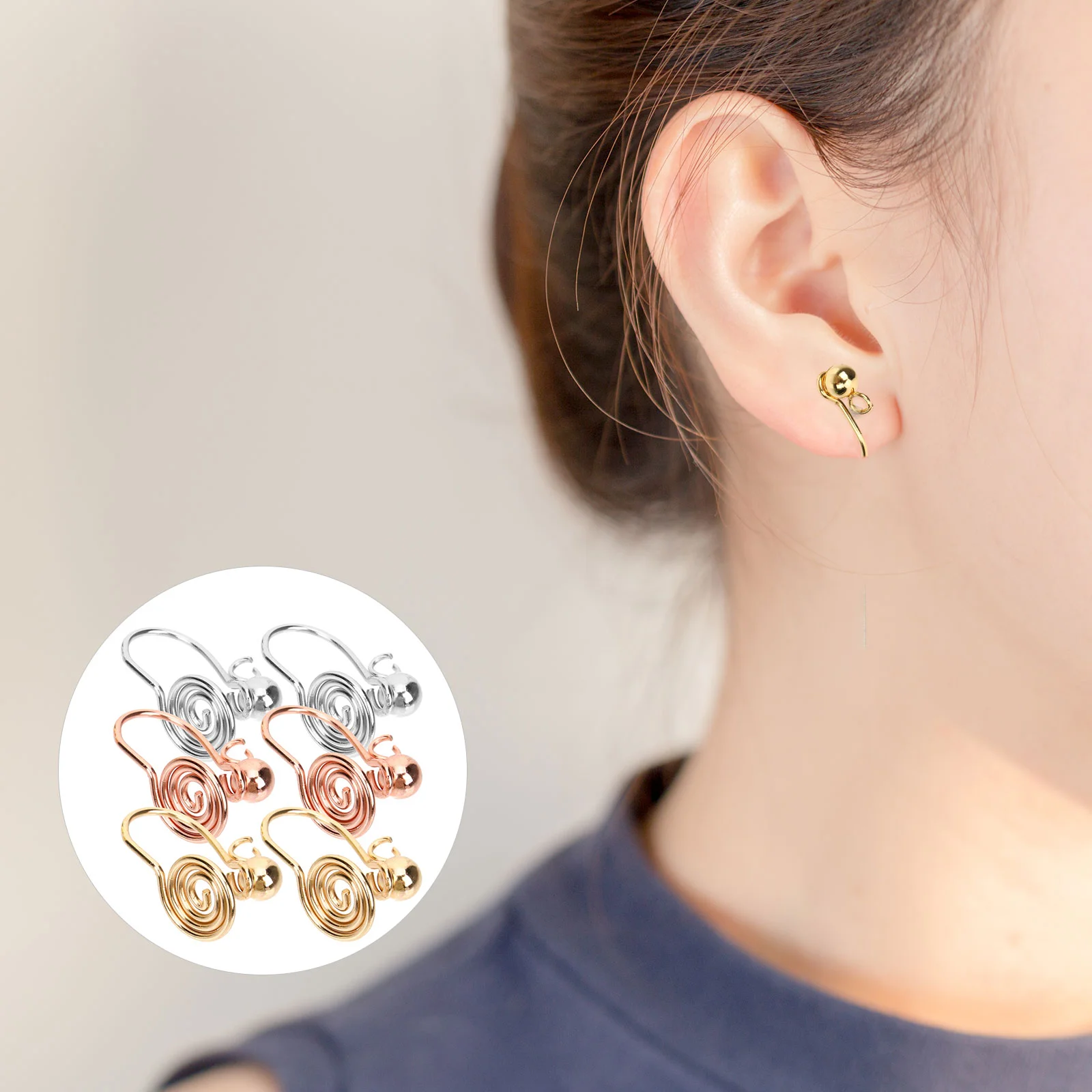 6 Pcs Ear Magnetic Earrings Kids Keloid Pressure for Women Jewelry Studs Stainless Steel Miss