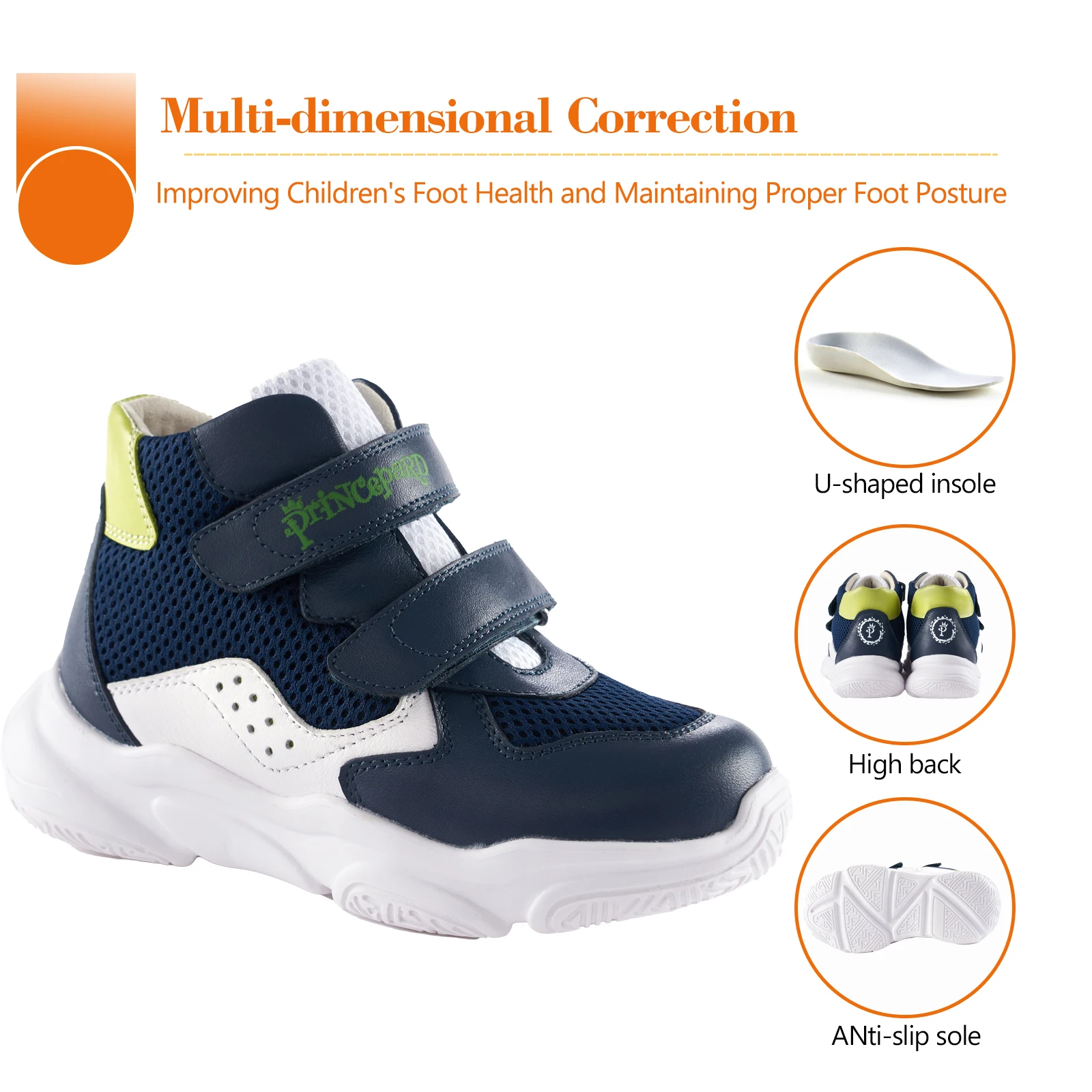Kids Orthopedic Tennis Shoes for Boys and Girls, Plantar Fasciitis Arch Support Running Sneakers for Orthotic School Sports 썸네일 5