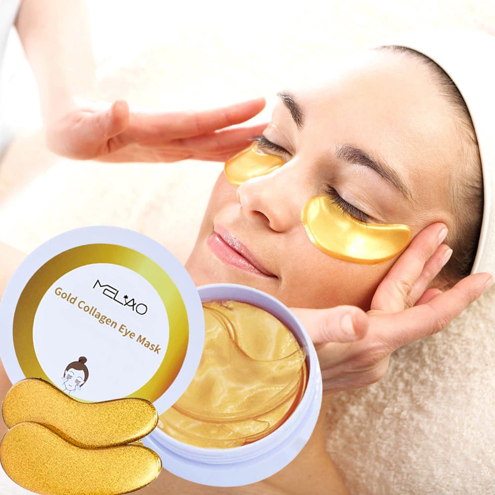 

MELAO Golden Glow Under Eye Patches (60 Pairs Eye Gels) - Rejuvenating for Dark Circles, Puffy Eyes, Refreshing, Revitalizing