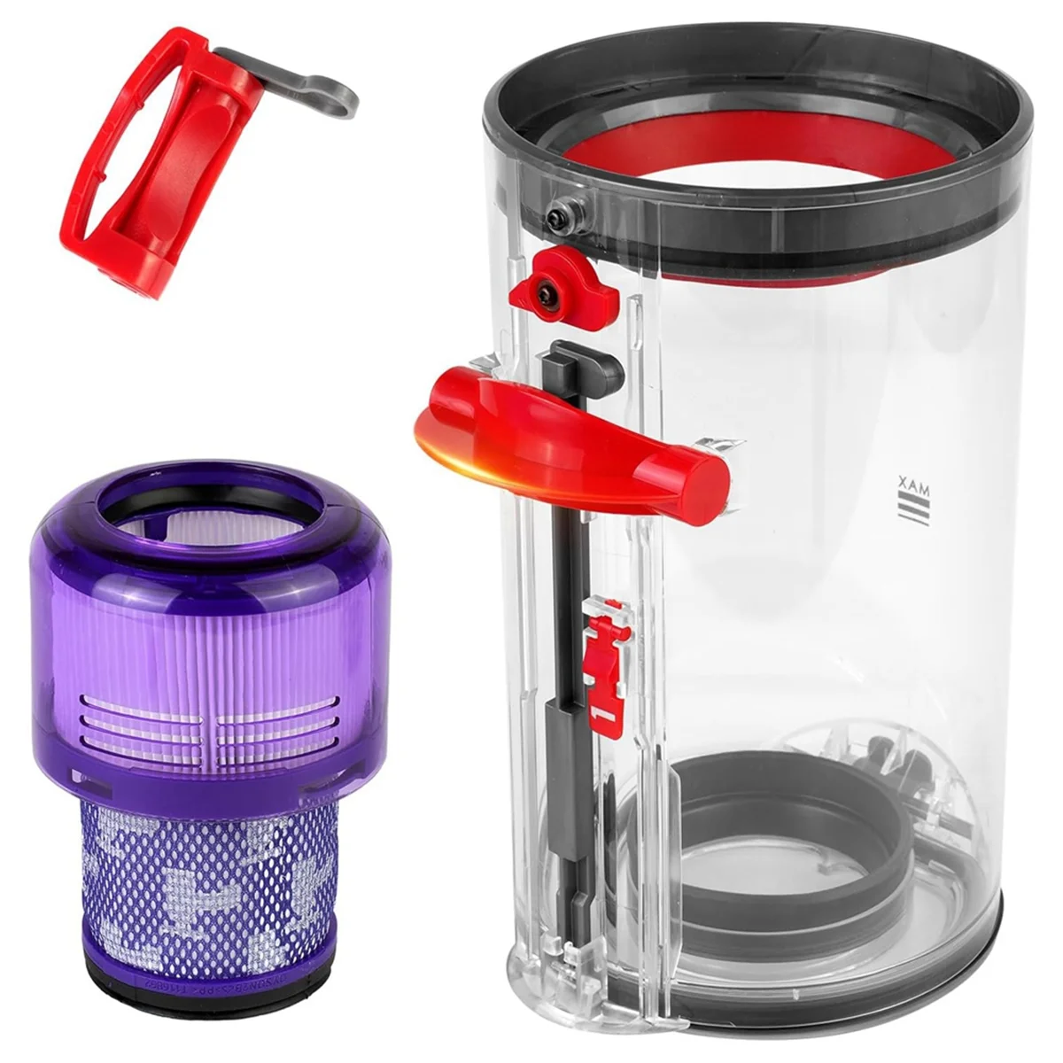 

A14G-большой пылесборник для пылесоса V15 SV14 SV15 SV22, сменный пылесборник с замком переключателя фильтра HEPA