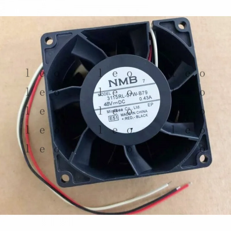 

AA 1 of NMB 3115RL-07W-B79 cooling fan 48V 0.43A 80X80X38MM