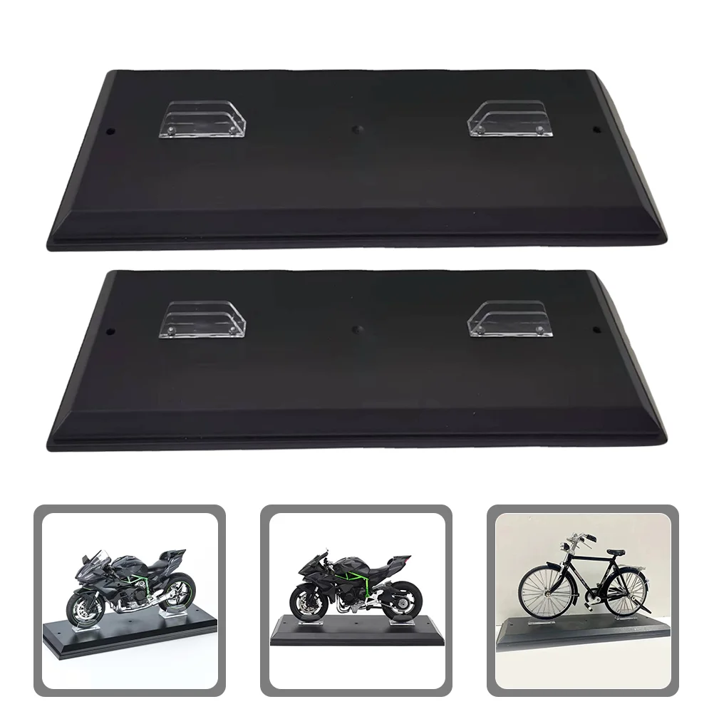 2 Pcs 1:12 Motorcycle Model Base Display Stand Storage Racks Holders Motorcycles