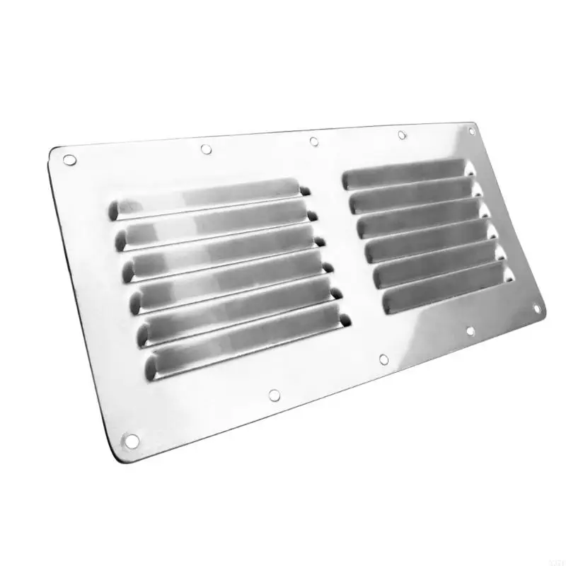 

Marine Ventilation Cover Double Hole Louvered Designs Safety Vent Easy to Use for Quick Installation On Boats & Ships X37F