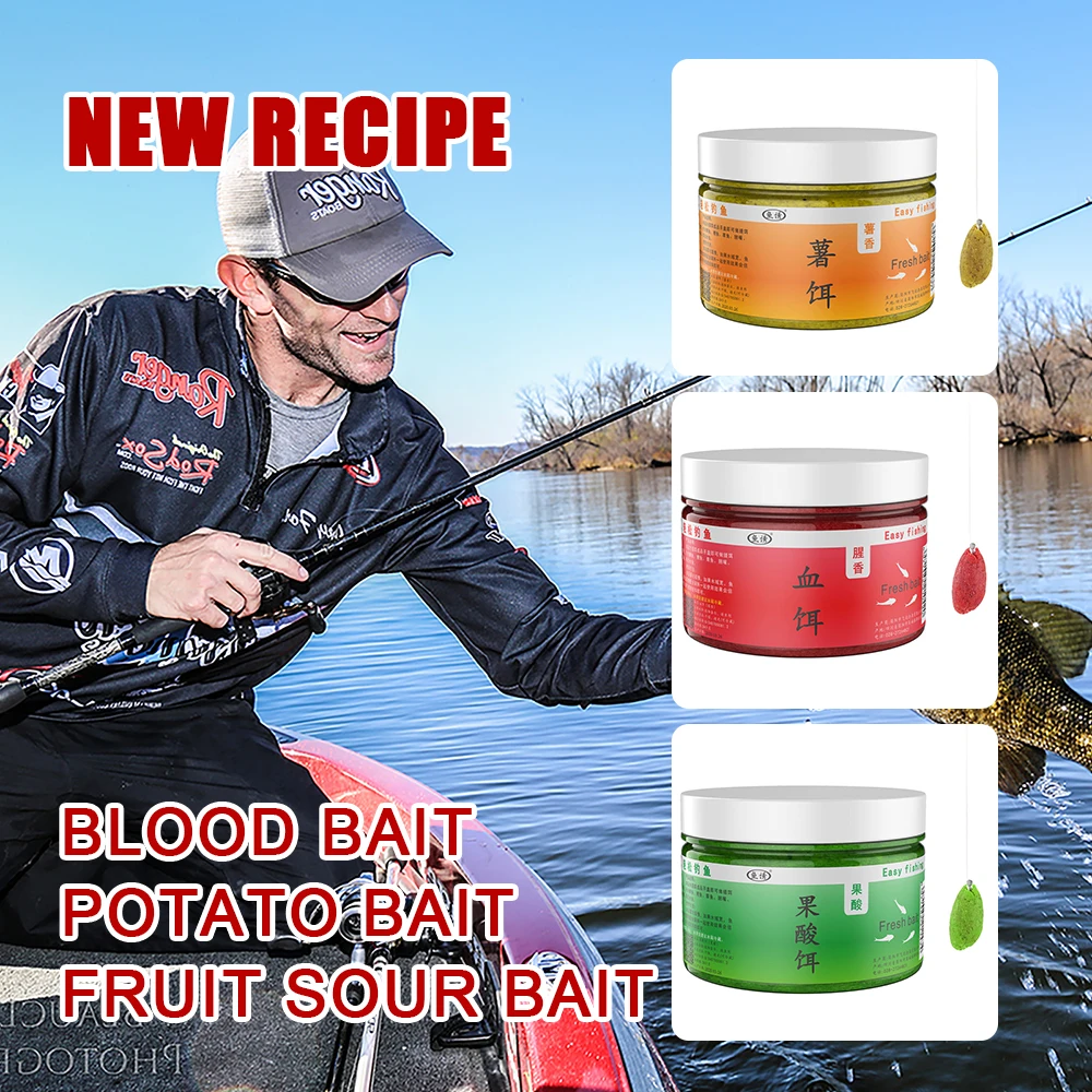 Fishing Bait Fast Water Absorption Lure Powder Natural Flavor Fishing Feeder