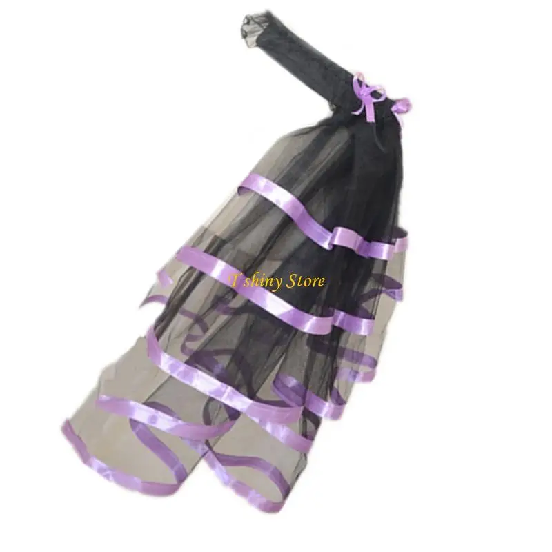 Jupe longue en Tulle superposée à taille élastique, pour événement Cosplay Costume théâtre, N58F