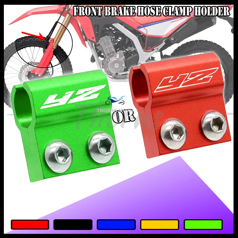 Motorcycle Accessories Front Brake Line Hose Cable Clamp Holder For Yamaha YZ 65 85 125 250 250F 450F 125X 250X 250FX 450FX
