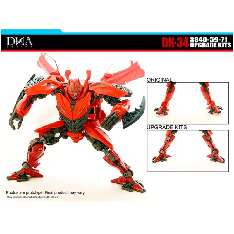 

New DNA DK-34 DK34 Upgrade Kits For Transformation Studio Series SS-40 SS-59 SS-71 Dino Action Figure Accessories in stock