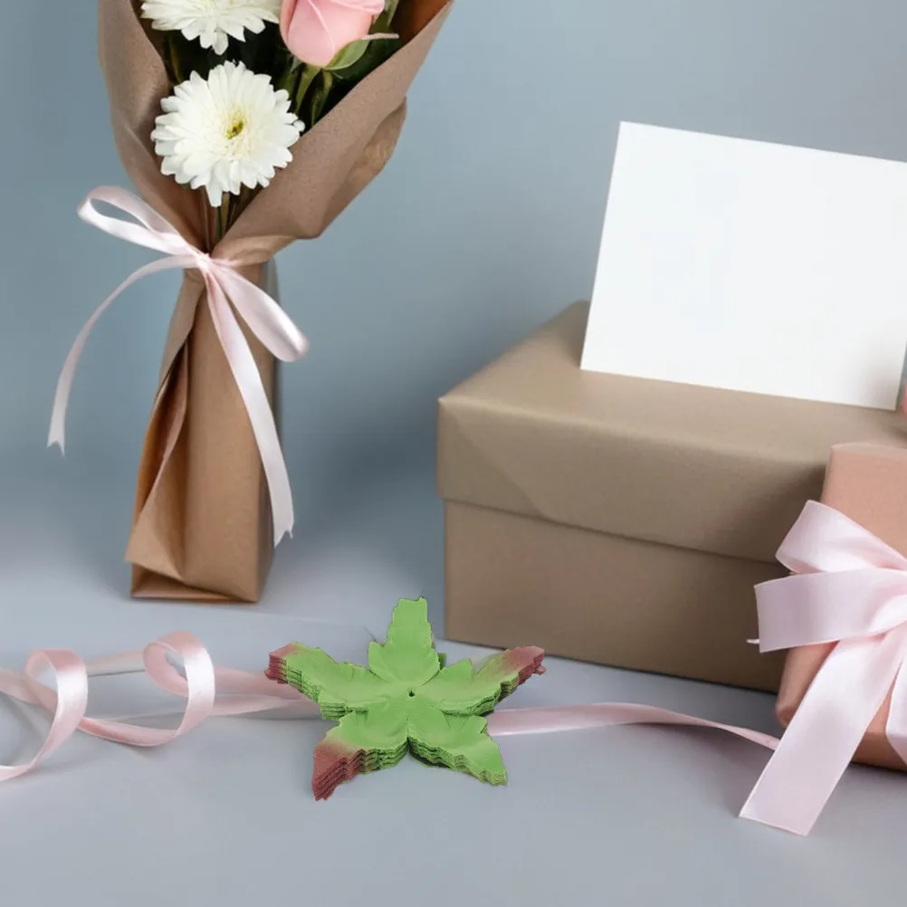 150Pcs Realistic Fabric Rose Calyxes Green Sepals Lightweight Easy Assembly DIY Floral Decorations Party Wedding Centerpieces