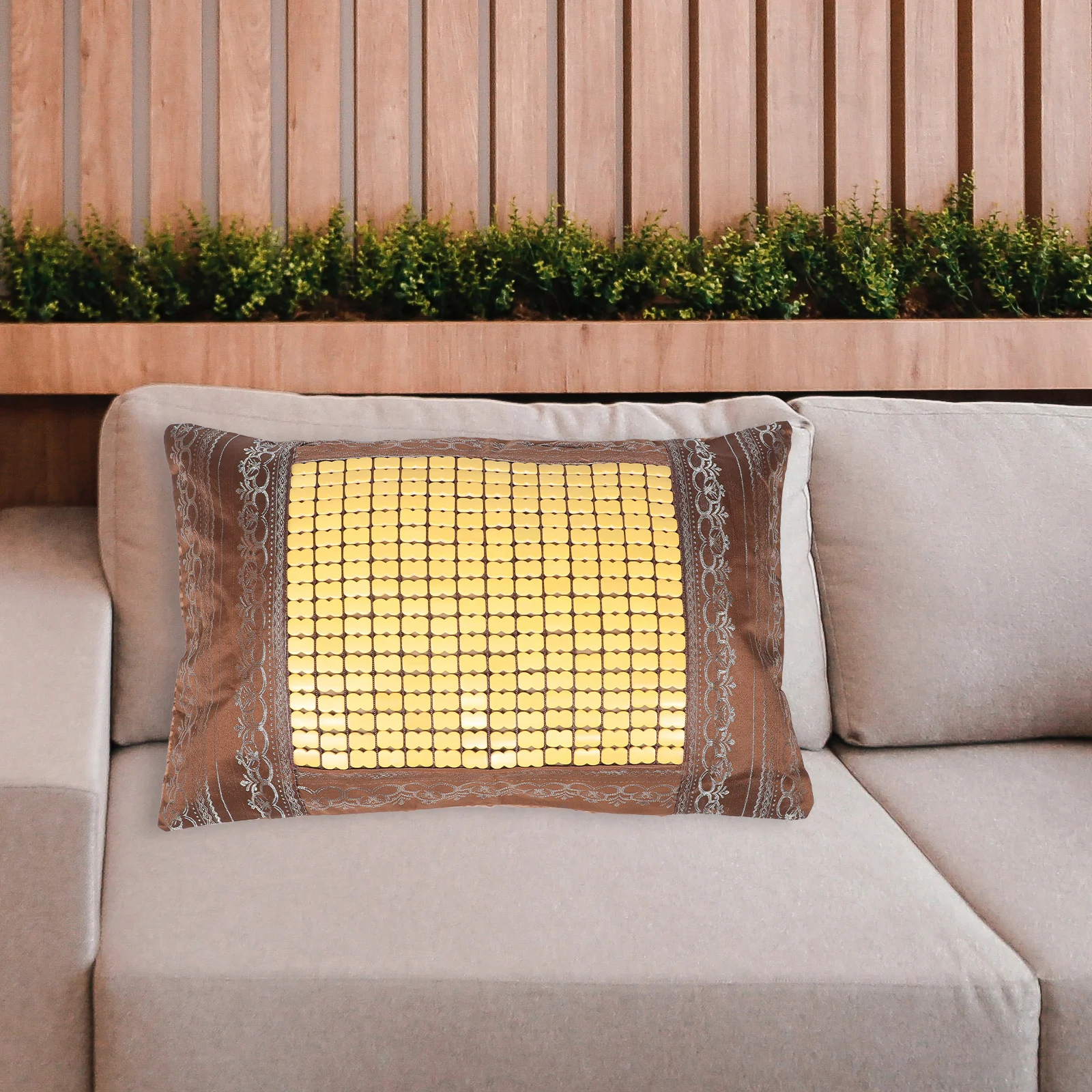 

Summer Bamboo Pillow Cover Cooling Protector Sofa Rectangle Weave Household Decorative Throw Cases Pillows Pillowcase