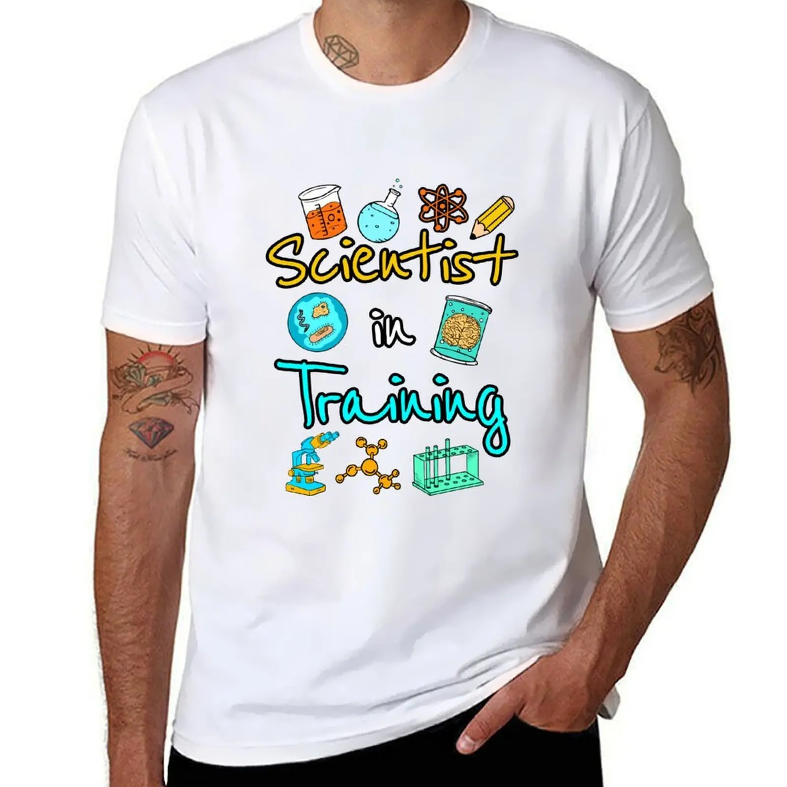 

Scientist in Training Future Scientist STEM T-Shirt man t shirt cotton high quality funny t shirts dark humor T-Shirt