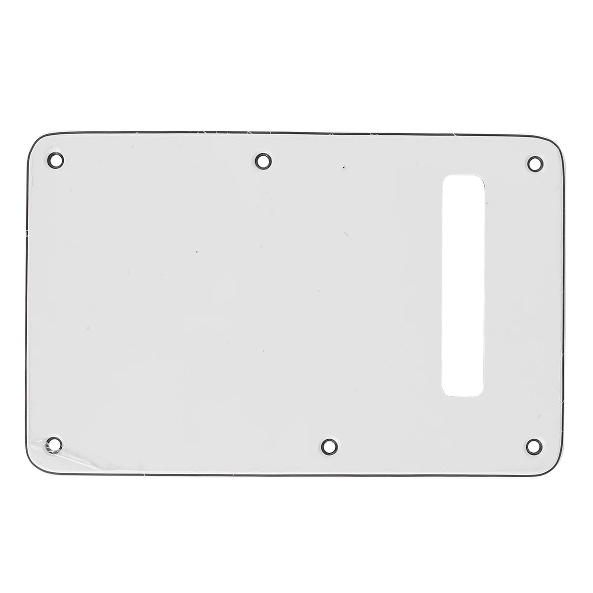 

Guitar Back Plate 6 Hole Fit St Electric Guitar White High Quality Material with Offset Rectangular Hole Tremolo Cavity Cover