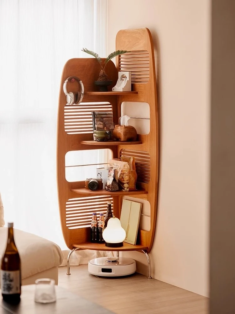

Solid wood corner rack