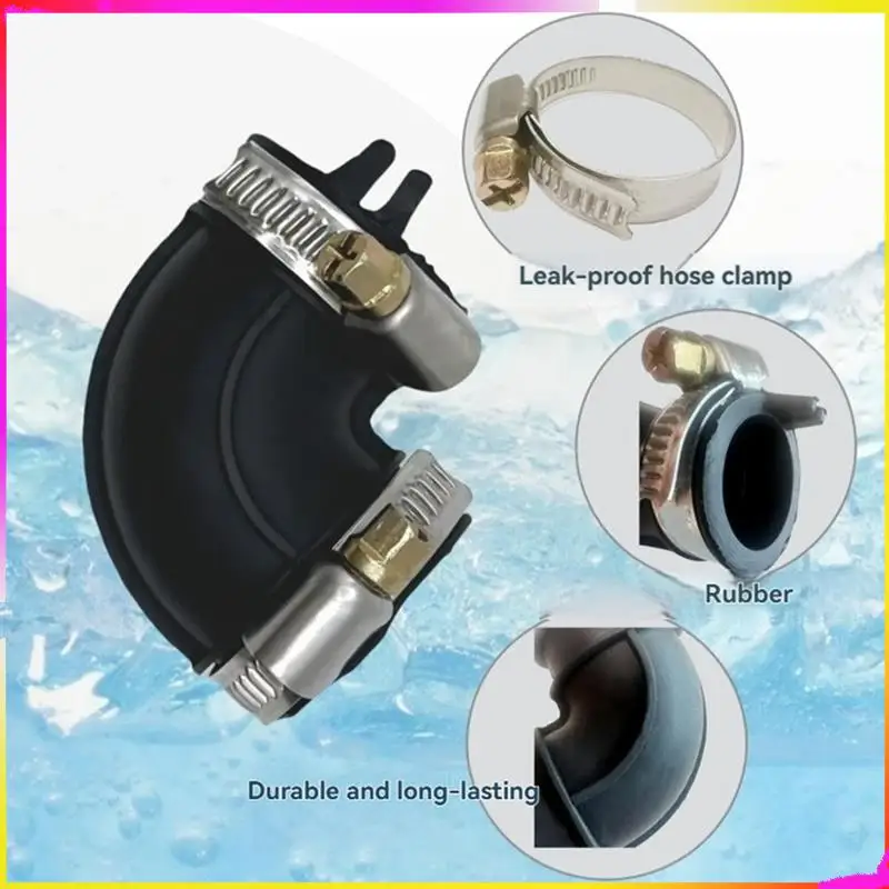 M04K WD24X33918 مضخة توزيع غسالة الأطباق الكوع لغسالة الأطباق لخرطوم الكوع والمشابك عدة خراطيم استبدال غسالة الأطباق