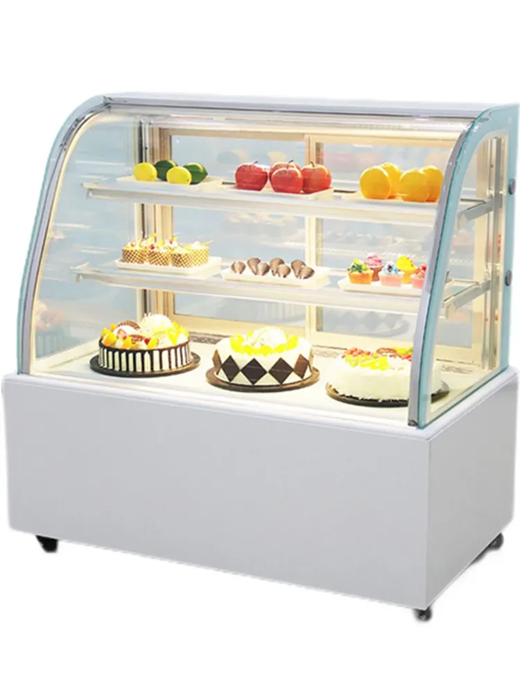 

Cake cabinet display cabinet, commercial fruit beverage refrigeration and preservation cabinet desktop freezer air-cooled pastry