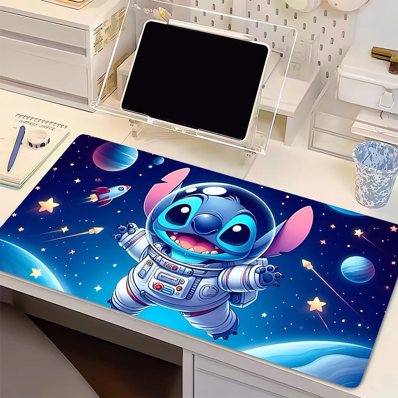 

Rubber Mouse Pad 90x40cm S-Stitchs Kawaii Gaming Accessories Notbook Computer Speed Mini Pc Gamer Keyboard Pad Desk Mat Mousepad