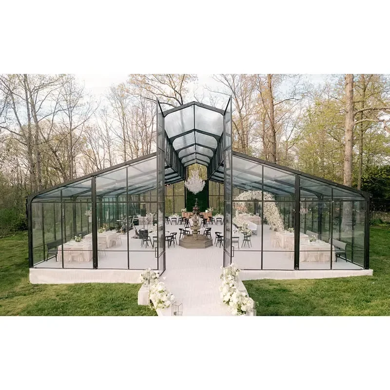 Waterproof Aluminum White Large Party Strong Wedding Tents for 300 People Events Outdoor 10X10 Wedding Tent