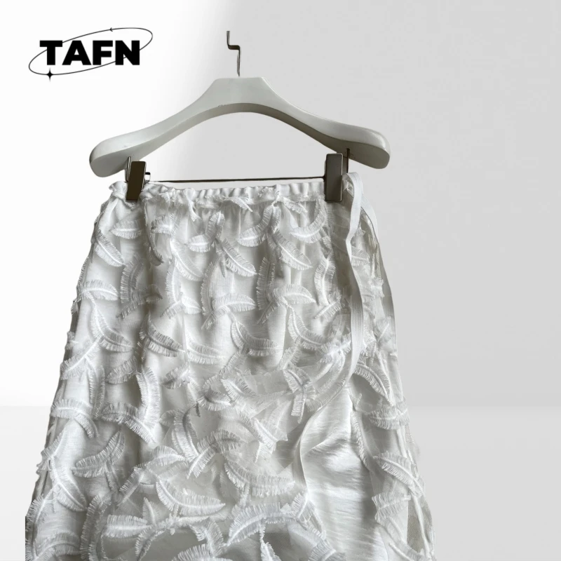 เรียบง่ายและสะดวกสบายอารมณ์ High Street กระโปรงผ้าฝ้ายลําลองแฟชั่นสบายและมีสไตล์สําหรับการสวมใส่ในชีวิตประจําวัน AF2020