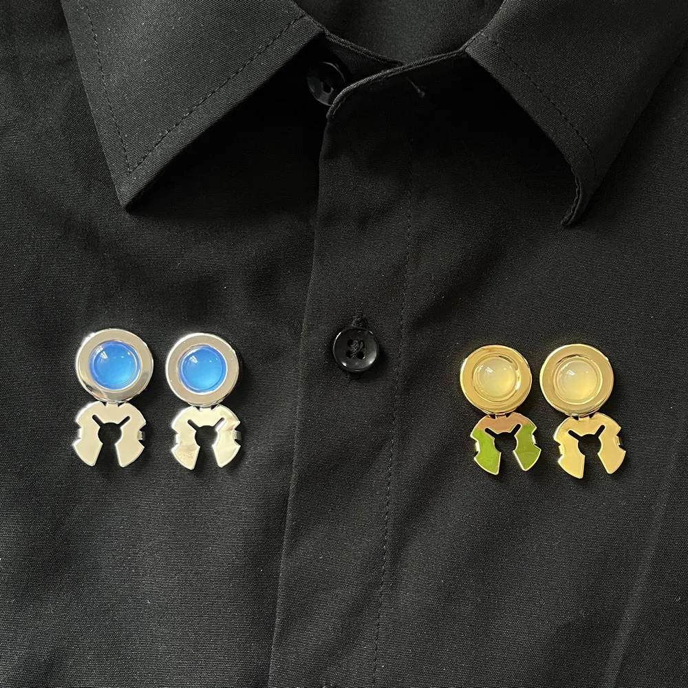 

10Pcs Round Cufflinks Cats Eye Button Covers Business Cuff Links Shirt Button Covers Shirt Button Covers for Parties Wedding