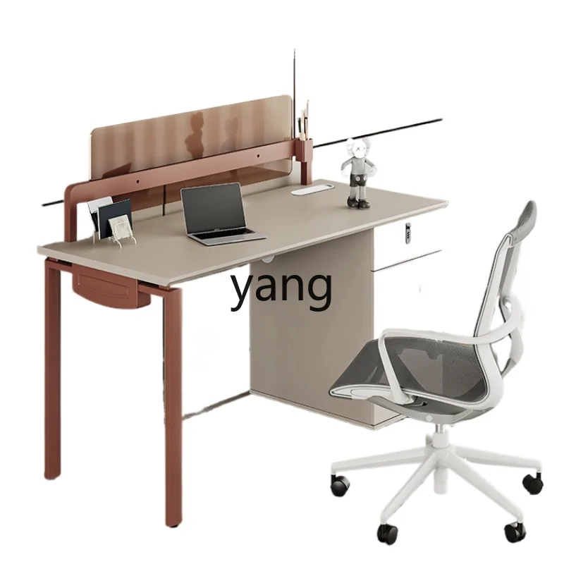 

Yjq Staff Table Working Seat Single Seat Simple Modern Work Booth Station Staff Combination Extension