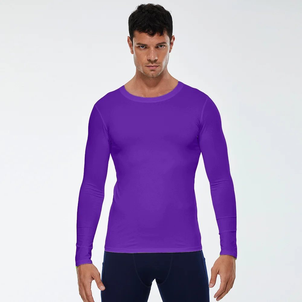 Men Women Kids Children Boy Girl Running Long Tight Base T Shirt Fitness Sport Basketball Football Gym Hiking Jogging Clothes G1
