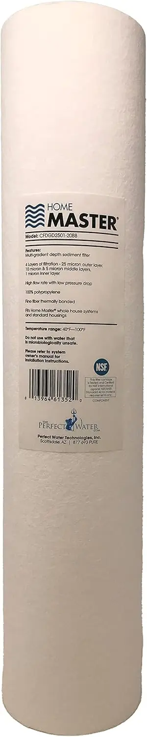 Filtro de hierro de repuesto para toda la casa, flujo Radial de 15GPM, filtros solubles en hierro, manganeso, azufre H2S, Up