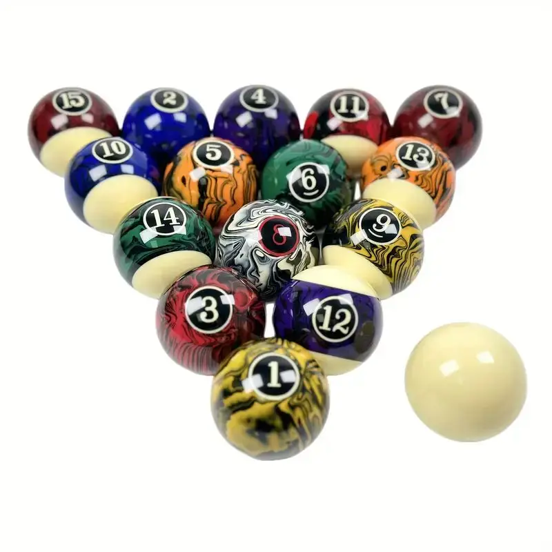 

High Performance Marblized Cue Ball Set 2-1/4inch Pool Ball Collection