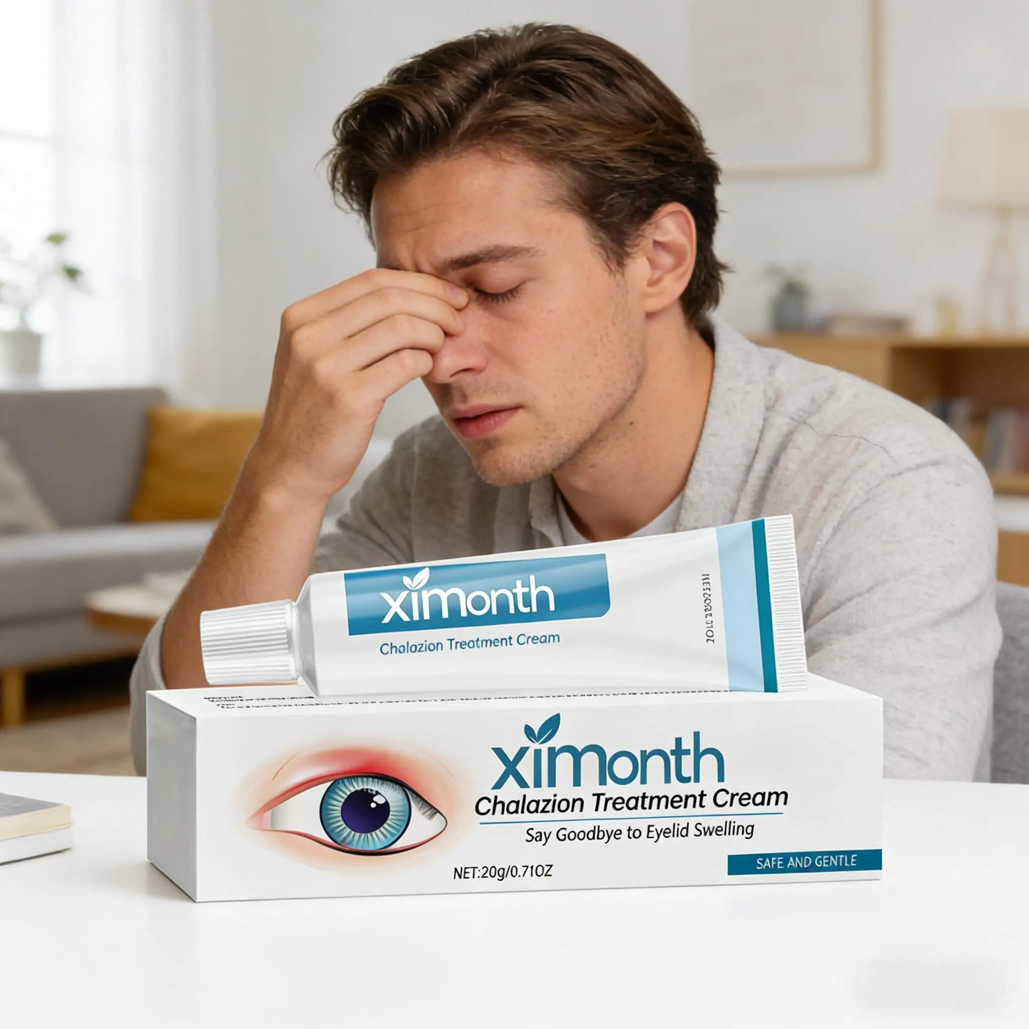 Eye Treatment Cream Chalazion Remove Puffiness Eye Swelling Relieve Discomfort Brighten Eye Vision Moisturizing Dry Eyes Skin