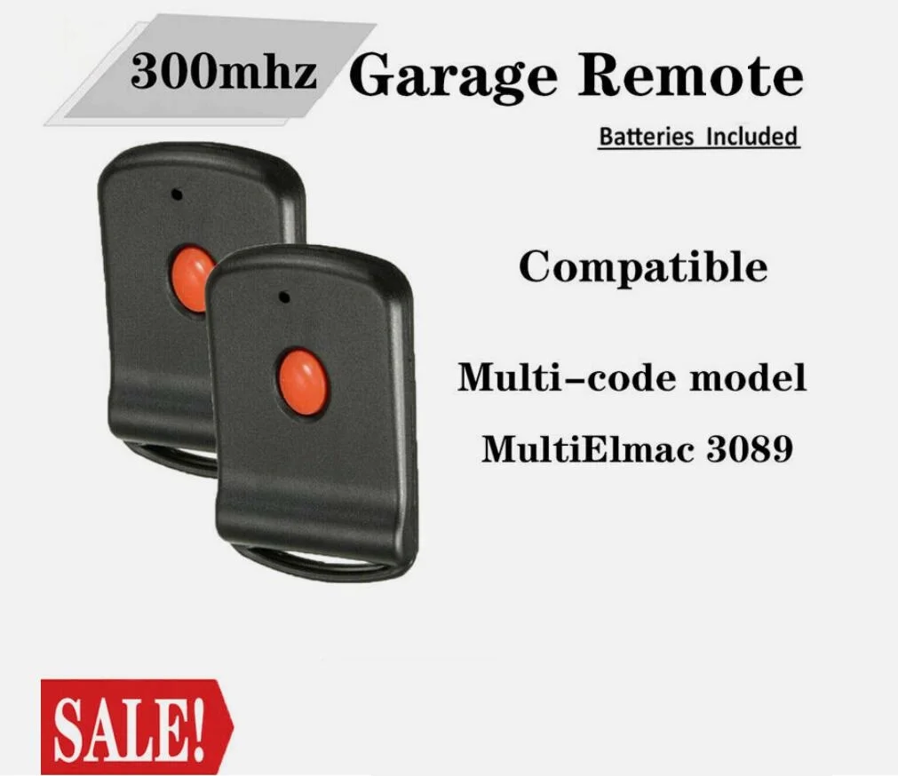 garage door remote control 10 dip switches MultiCode 3060 3089 300MHz Replacement Key Transmitter Gate 10 Commandments Door 300