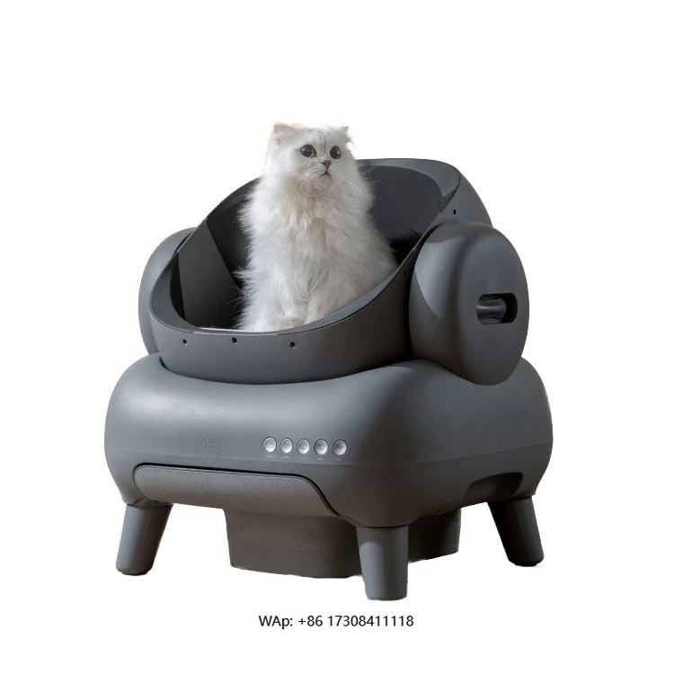 

New cat box automatic semi-closed self-cleaning cat toilet with APP control