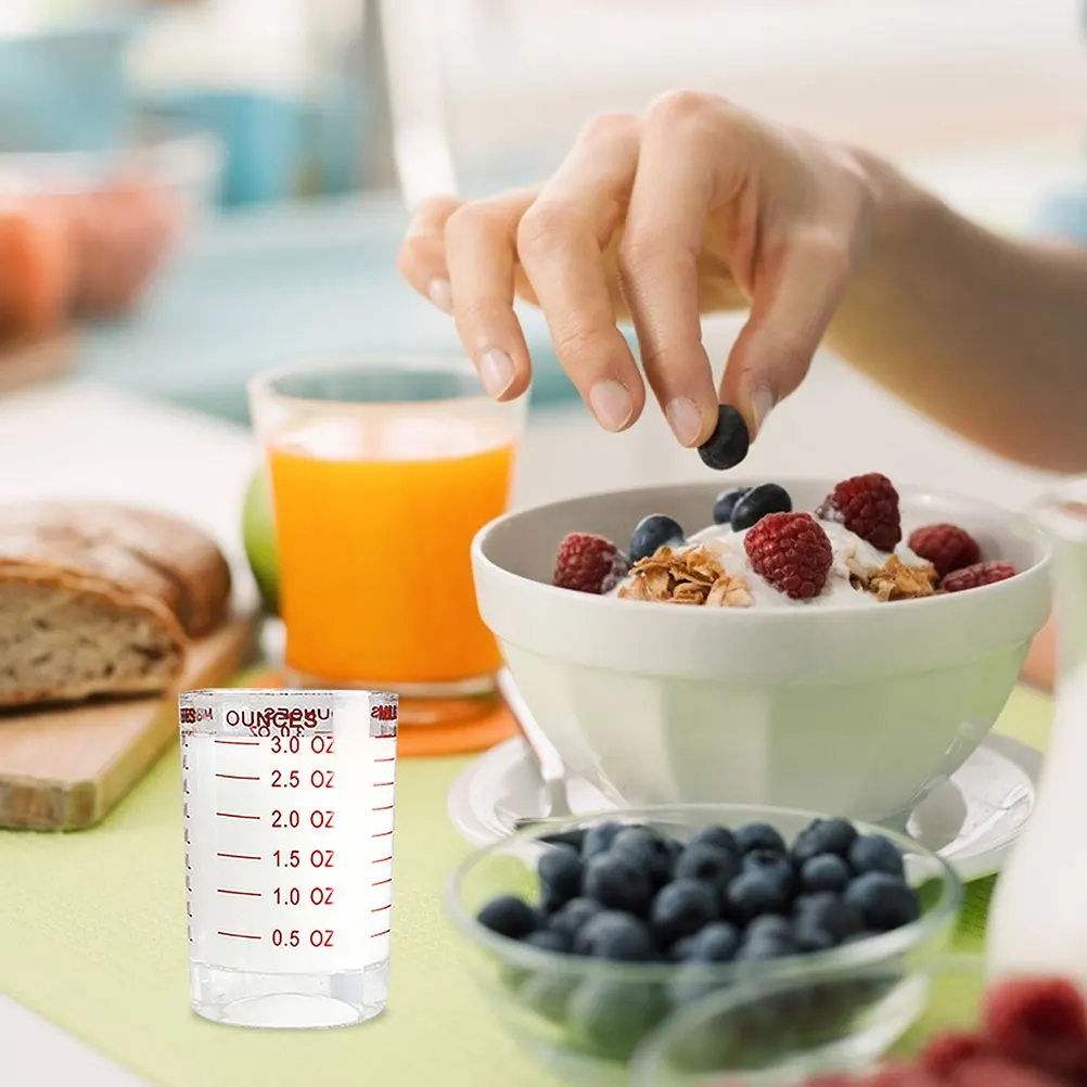 

Glass Measuring Cup Milk Glass Coffee Cup Clear Scale Easy Use Lightweight for Home Coffee Shop Hotel Milk Container