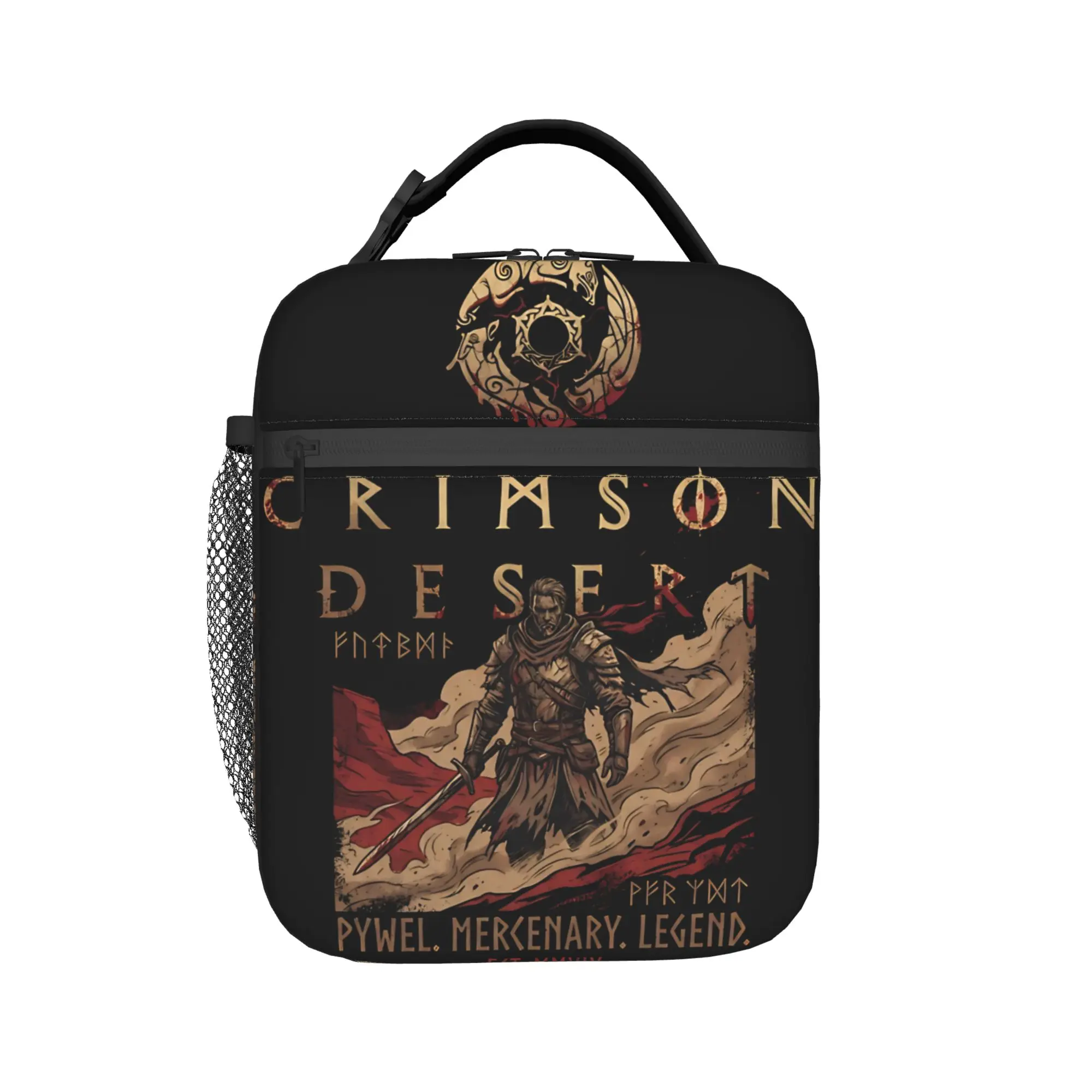 Insulated Lunch Tote Bag Pearl abyss crimson desert  Product  Lunch Container Causal Thermal Cooler Bento Box For School