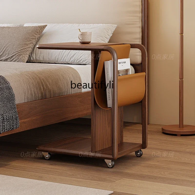 Picture 5: ss K178 ss25 Modern saddle leather bag with roller can store solid wood edge few simple home balcony mini sofa