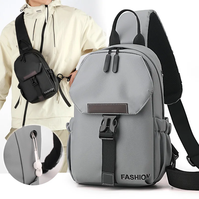 

2025 Men's Chest Bag - Business & Outdoor Crossbody Bag with Large Capacity for Travel, Cycling & Running - Stylish & Versatile