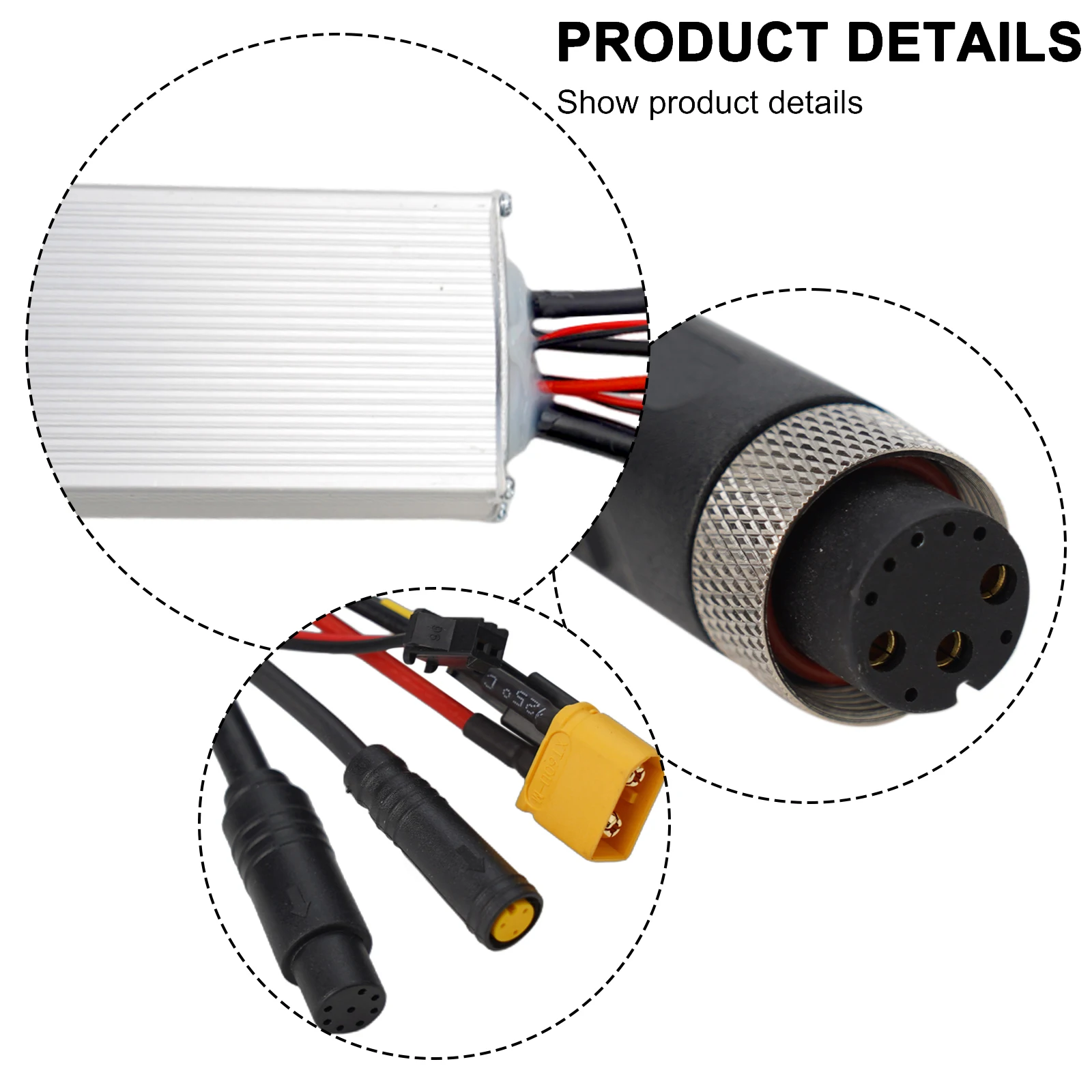 

Контроллер Bafang H550 для мотор-колеса 48В 30А, для электровелосипедов, простой в установке