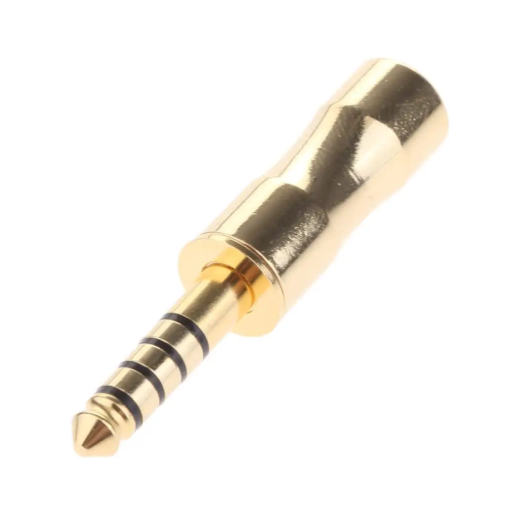 4.4mm Audio Plug 5 Pole Gold Plated Headphone Connector for NW-WM1Z NW-WM1A AMP Player Replacement Jack Adapter
