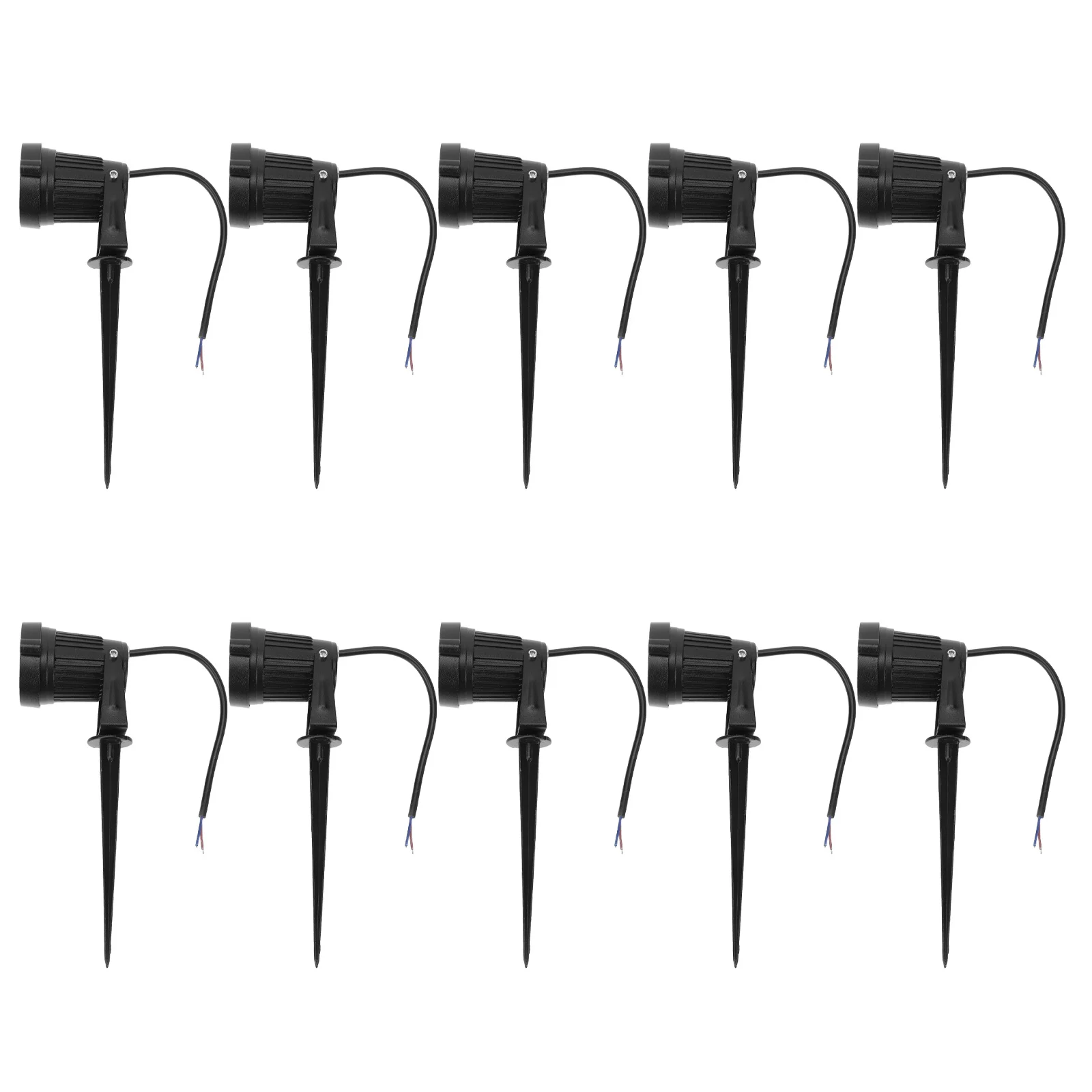 

10Pcs Outdoor Projection Lights Energy Saving Waterproof Lawn Garden Landscape Yard Decorative in-Ground Ground Lighting