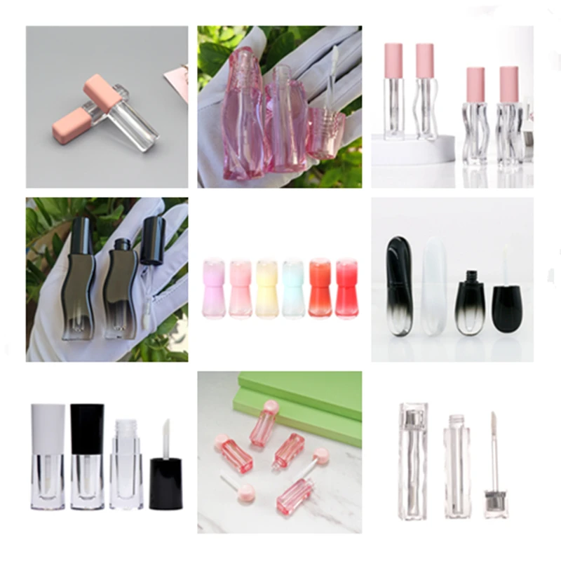 100pcs Lip Gloss Tube Liquid Lipstick Bottle Refillable Cosmetic Packaging Container