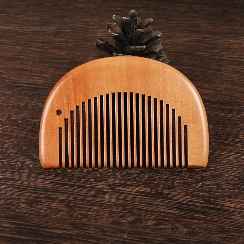 Wooden Comb Small Comb Hairdressing Beard Comb Smooth Hair Portable Women Hair Styling Tool Barber Accessories