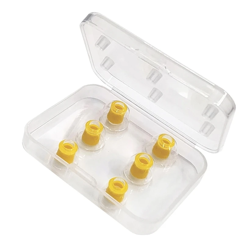 2025 nuevo 6 uds almohadillas silicona para auriculares 4,0mm-6,0mm almohadillas repuesto para auriculares