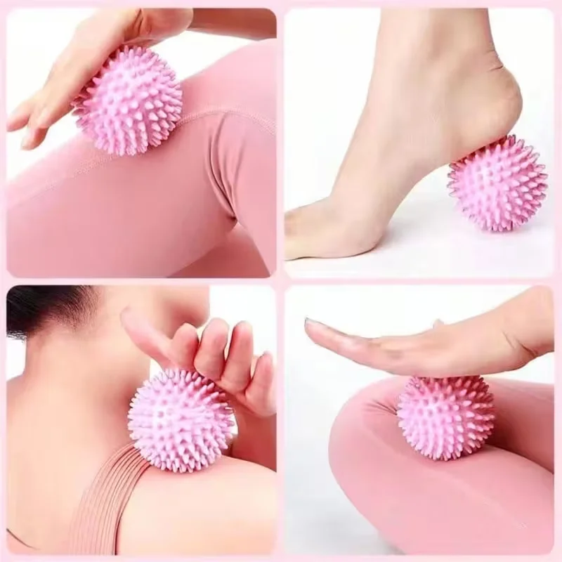 1 Solid Fascial and Acupressure Ball, Suitable for the Back/Neck/Shoulders/Legs/Feet